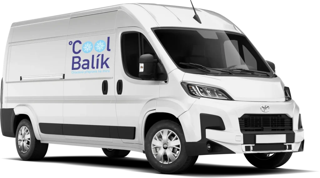 Toyota ProAce refrigerated vehicle from the CoolBalik fleet
